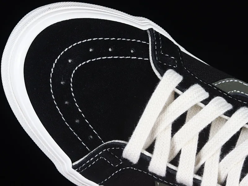 All categories Vans Vans series Vans Mid Vans China Vans SK8-Hi Vans olive green side stripes classic mid-top skateboard shoes VN0A391F0XB